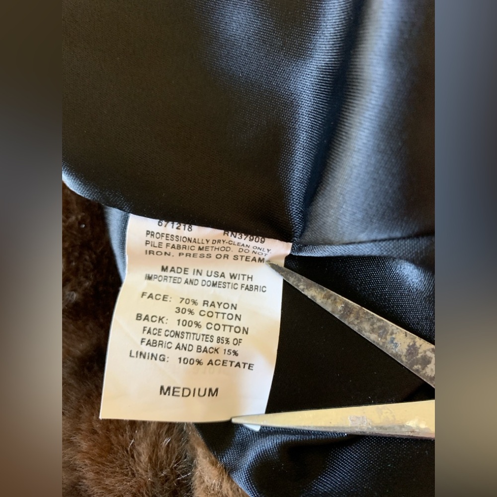 Vintage Epic 30's-inspired Gatsby-inspired Full Length Exotic Faux Fur Long Coat - Picture 16 of 16